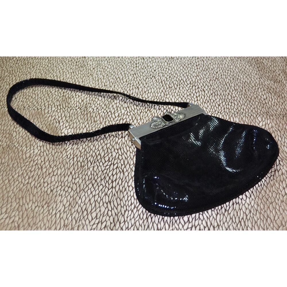 Moulin Rouge Metal Closure Black Gem Handbag James Culver